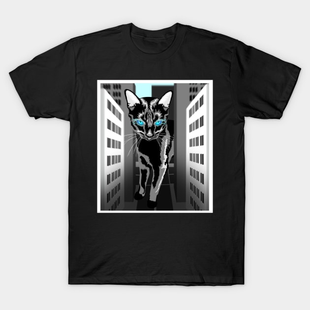 Monster Cat T-Shirt by Munda Lyn